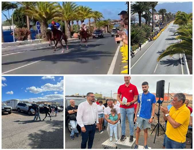 Las carreras de caballos se celebraron en la Avenida del Cabildo/TA.